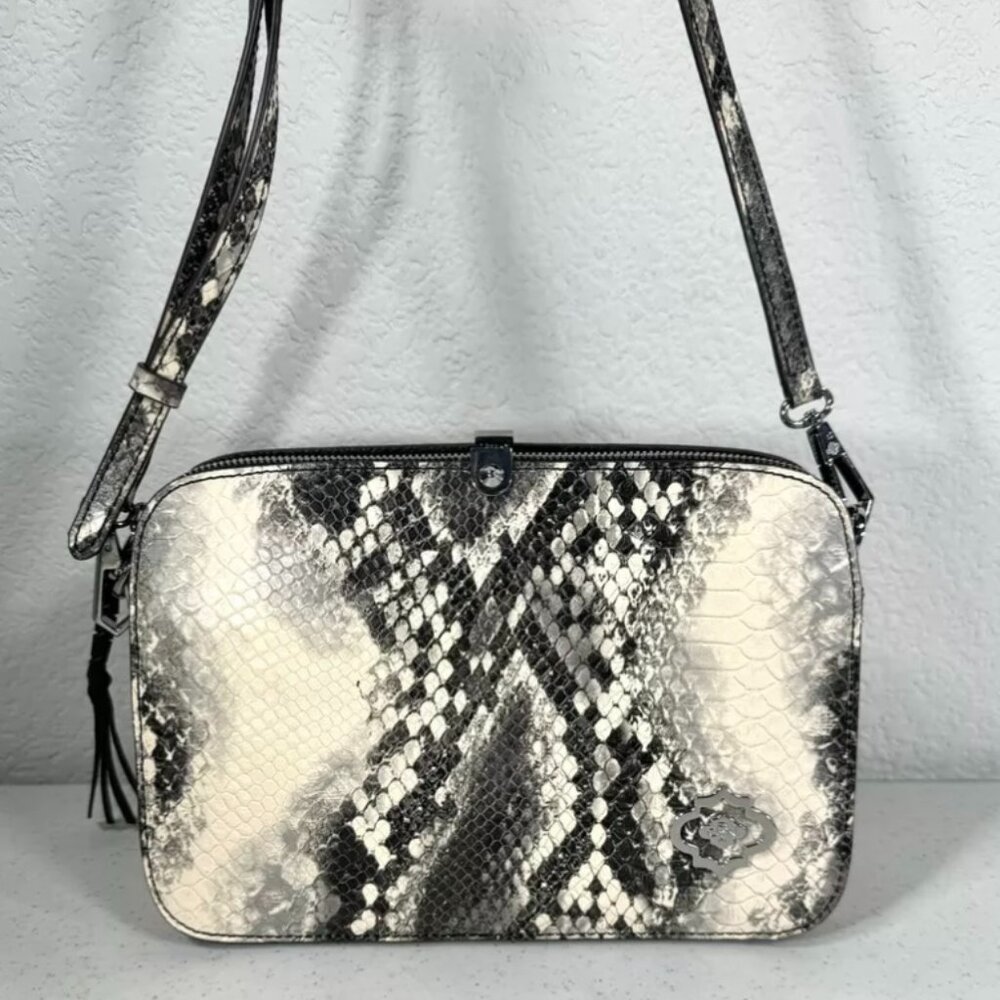 orYANY Python Embossed Leather Crossbody bag, purse: Royna